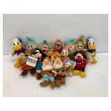 Disney Store Mini Bean Bag Plush Toys with Tags