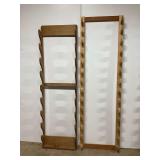 (2) Wooden Gun Racks