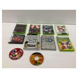 8Video Games Including Xbox 360, Nintendo DS and Wii