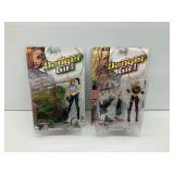 (2) J. Scott Campbell Danger Girl Action Figures
