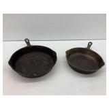 (2) Cast Iron Skillets