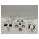 Assorted Drinking Glasses and Stemware