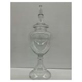 Clear Glass Apothecary Jar with Lid
