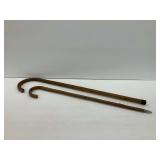 (2) Wooden Walking Sticks