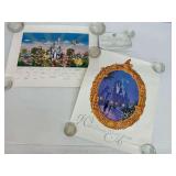 (2) Disney Lithographs with Certificate of Authenticity