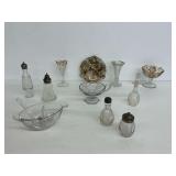 Vintage Glass Tableware and Serving Pieces