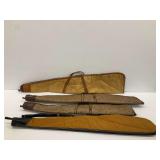 (4) Gun Cases with Featherlight Brand Markings