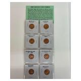 2009 Lincoln Cent Series 8-Coin Set Philadelphia and Denver Mints