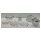 Clear Pressed Glass Tableware