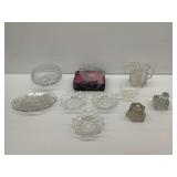 Cut Glass and Pressed Glass Tableware Assortment
