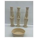Ceramic Three Wise Men and Planter