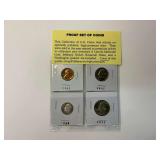 (4) United States Proof Coins