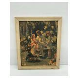 Framed Print "What Happened to Your Hand" By Harry Anderson