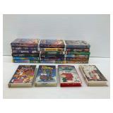 VHS Tapes Including Disney and Holiday Movies