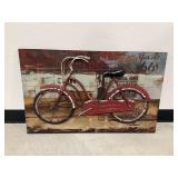 Tin 3D Bicycle Wall Art