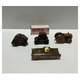 Diecast Metal Vehicle Models with Classic Antique Autos Box