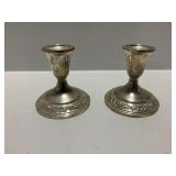 Towle Sterling Weighted Reinforced Candlesticks Model 502