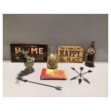 Wooden Signs, Metal Arrows, and Other Home Decor
