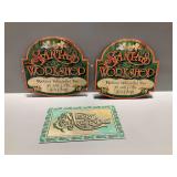 (3) Tin Christmas Signs