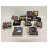 Group of Nintendo Entertainment System Games and Atari Strategy X Cartridge