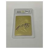 Kobe Bryant 1996-97 SkyBox EX-2000 23K Gold Rookie Card WCG 10