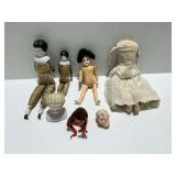 Viintage Dolls and Doll Parts...some damage