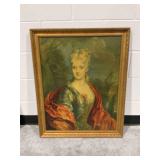 Framed Portrait Print of a Woman