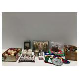 Christmas Holiday Decor and Ornament Lot