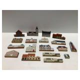 Wooden Building Figures by The Cat