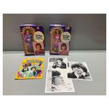 Mattel Donny and Marie Osmond Dolls with Autographed Boxes and Memorabilia
