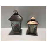 (2) Decorative Lantern Design Candle Holders
