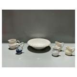 Ceramic Pitchers and Wash Basin