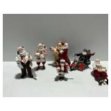 Santa Claus Figurines Including Possible Dreams Clothtique