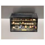 Clarks ONT Boilfast Display Cabinet with Wooden Thread Spools
