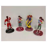 (4) Skechers Promotional Character Figurines