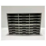 (2) Plastic Desktop Organizers... Stackable
