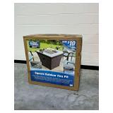 New Blue Rhino Square Outdoor Fire Pit