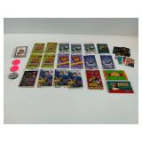Sealed Trading Cards Assortment including Garbage Pail Kids, Free Willy 2, Casper, and X-Men