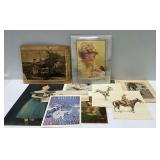 Remington and Other Prints and Illustrations... see photos and description