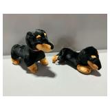 (2) Steiff American Kennel Club Dachshund Plush Toys