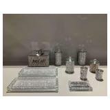 Kitchen Tabletop Set: Bread Box, Canisters, and Trays