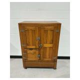 Antique Waibel Wooden Ice Box