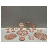 Pink Depression Glass Tableware