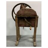 Antique Corn Sheller with Cast Iron Mechanism