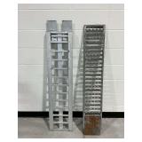 (2) Different Size Metal Loading Ramps