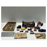 Gilbert Erector Set and Diecast Vehicle Assortment