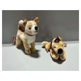 (2) Steiff American Kennel Club Plush Dogs with Tags