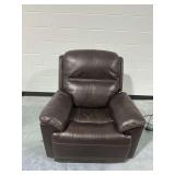 Flexsteel Brown Leather Power Recliner Chair