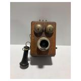 Monarch Telephone Manufacturing Company Wooden Crank Wall Phone