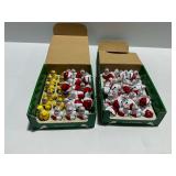 (2) Jingle Buddies Football Player Ornaments